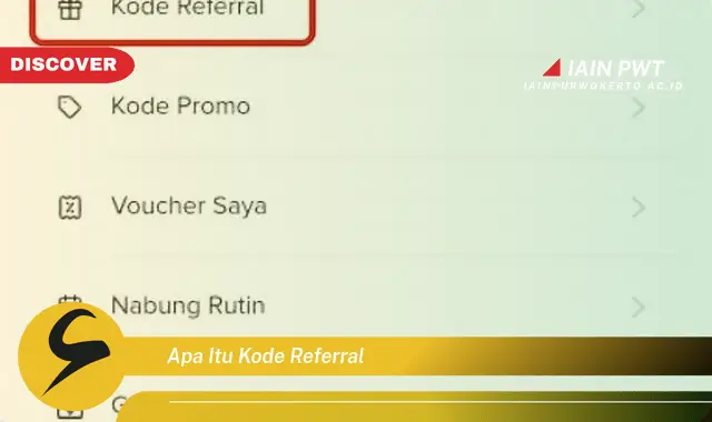 apa itu kode referral