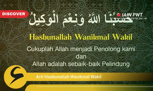 arti hasbunallah wanikmal wakil