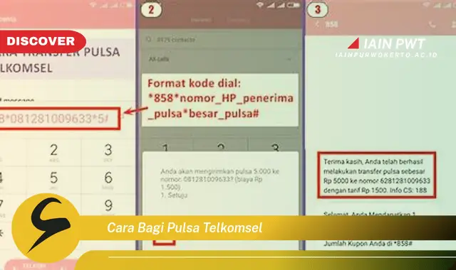 cara bagi pulsa telkomsel