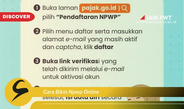 cara bikin npwp online