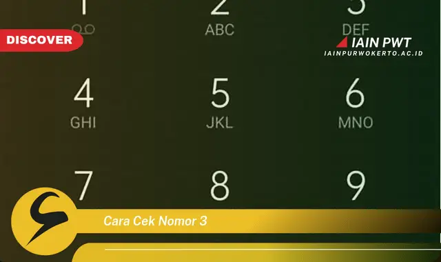 cara cek nomor 3