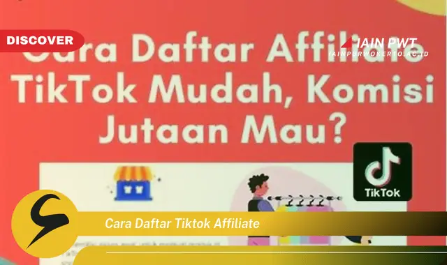 cara daftar tiktok affiliate