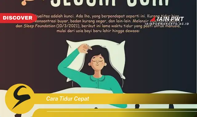 cara tidur cepat