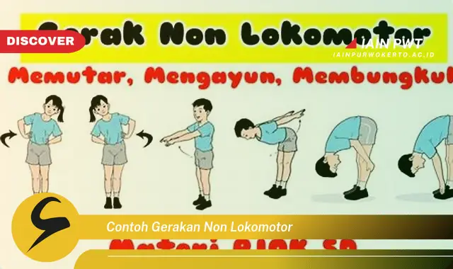 contoh gerakan non lokomotor