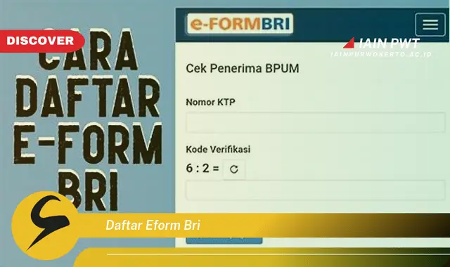 daftar eform bri