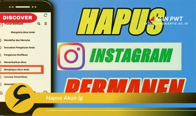 hapus akun ig