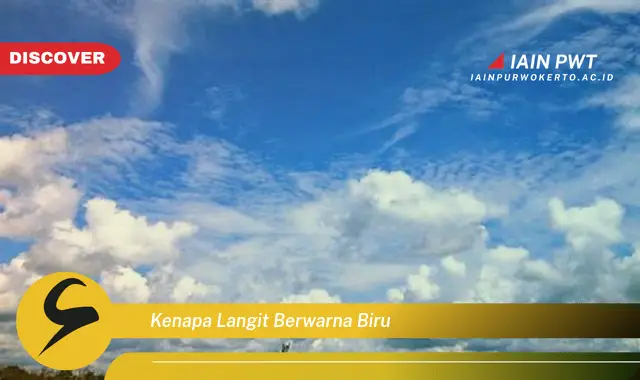 kenapa langit berwarna biru