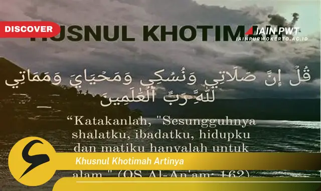 khusnul khotimah artinya