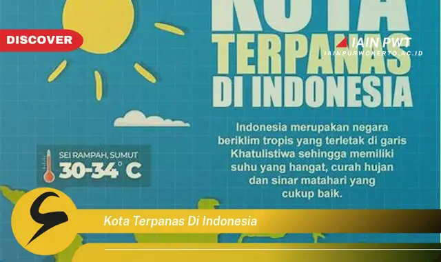 kota terpanas di indonesia