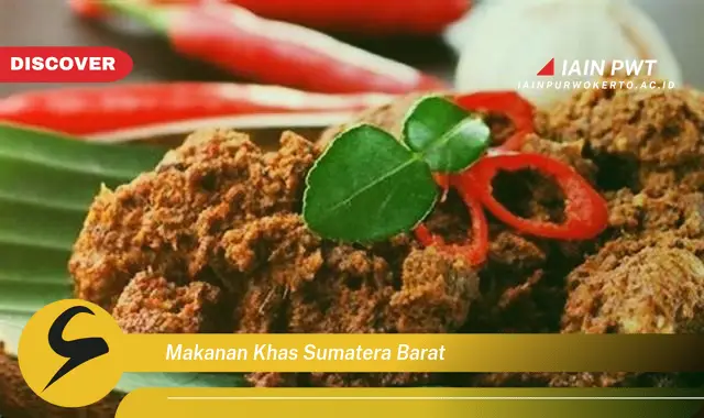 makanan khas sumatera barat