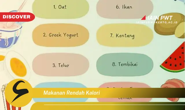 makanan rendah kalori