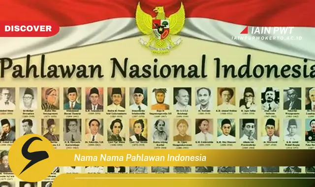 nama nama pahlawan indonesia