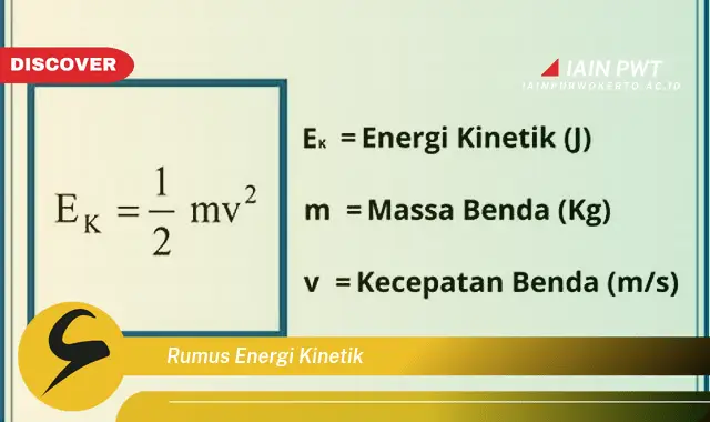 rumus energi kinetik