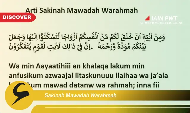 sakinah mawadah warahmah