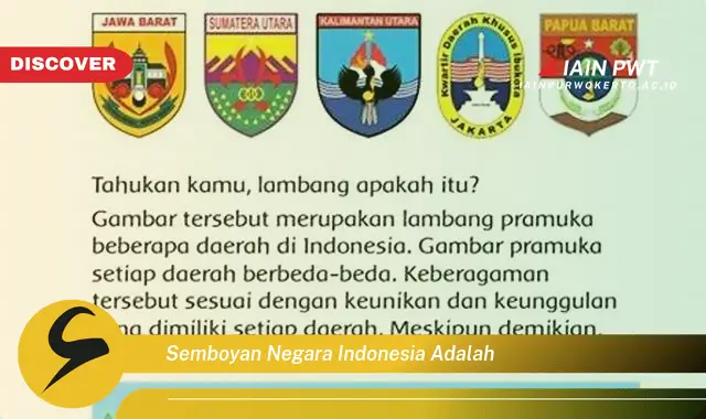 semboyan negara indonesia adalah