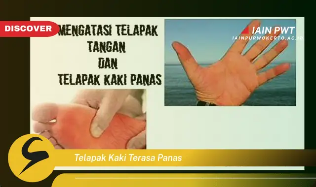 telapak kaki terasa panas