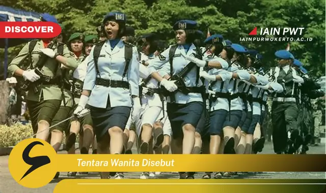 tentara wanita disebut