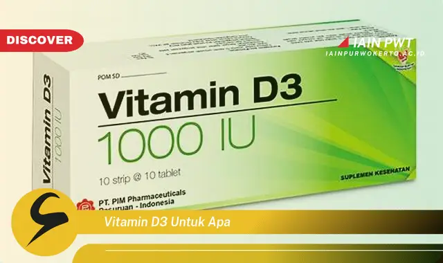 vitamin d3 untuk apa