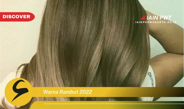 warna rambut 2022