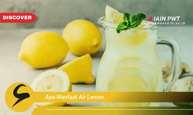 apa manfaat air lemon