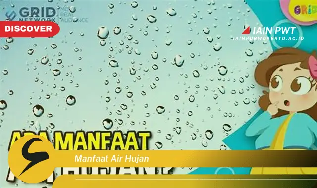 manfaat air hujan