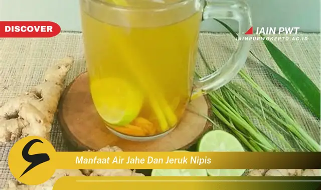 manfaat air jahe dan jeruk nipis