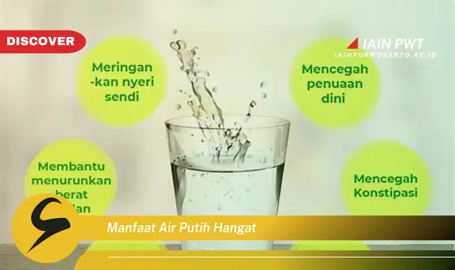 manfaat air putih hangat