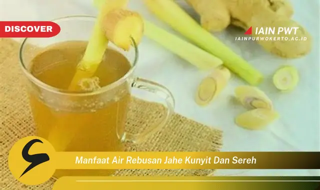 manfaat air rebusan jahe kunyit dan sereh