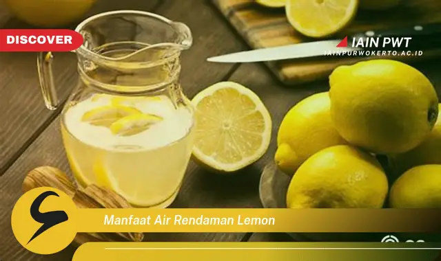 manfaat air rendaman lemon