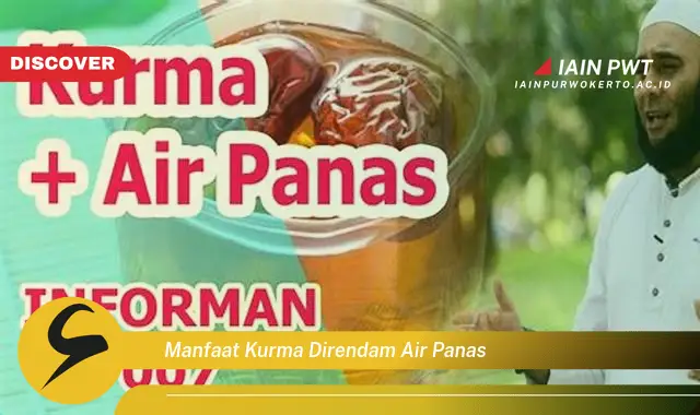 manfaat kurma direndam air panas