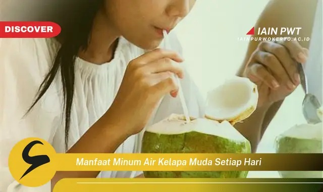 manfaat minum air kelapa muda setiap hari