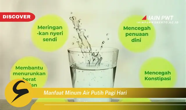 manfaat minum air putih pagi hari