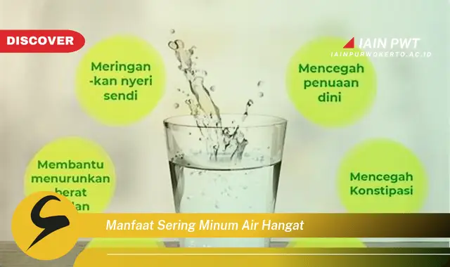 manfaat sering minum air hangat