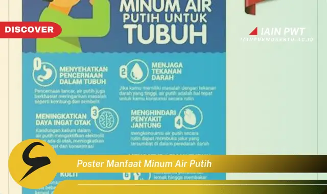 poster manfaat minum air putih