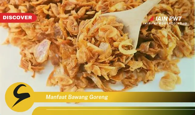 manfaat bawang goreng