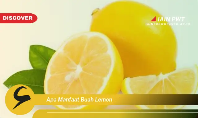 apa manfaat buah lemon