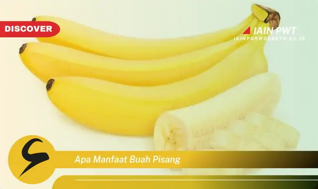 apa manfaat buah pisang