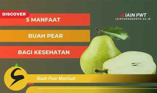 buah pear manfaat