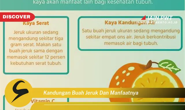 kandungan buah jeruk dan manfaatnya