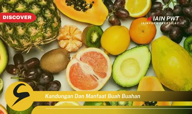 kandungan dan manfaat buah buahan