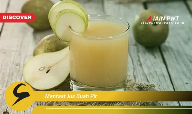 manfaat jus buah pir