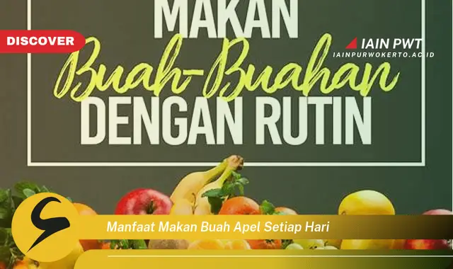 manfaat makan buah apel setiap hari