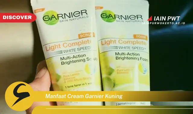 manfaat cream garnier kuning