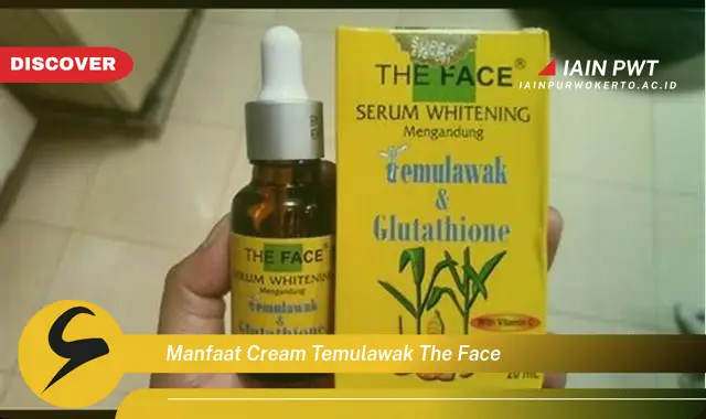 manfaat cream temulawak the face