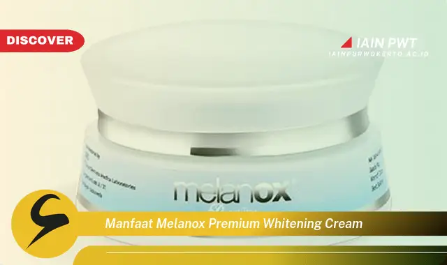 manfaat melanox premium whitening cream