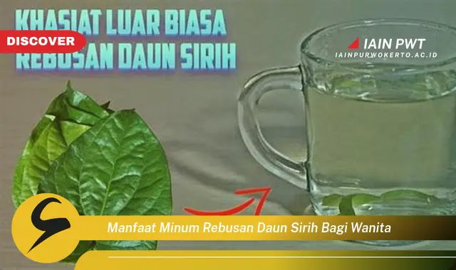 Kamu Wajib Tahu, Inilah 15 Manfaat Minum Rebusan Daun Sirih bagi Wanita