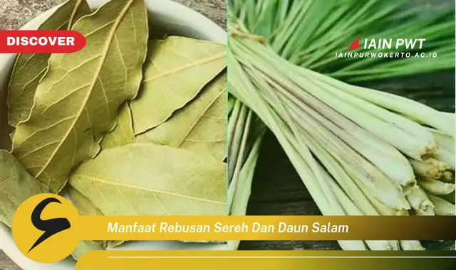 manfaat rebusan sereh dan daun salam