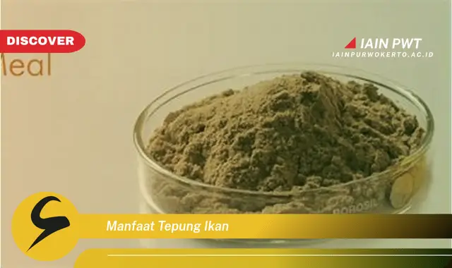 manfaat tepung ikan