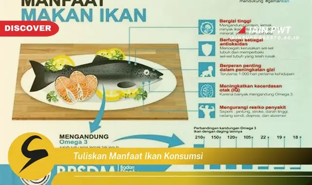 tuliskan manfaat ikan konsumsi