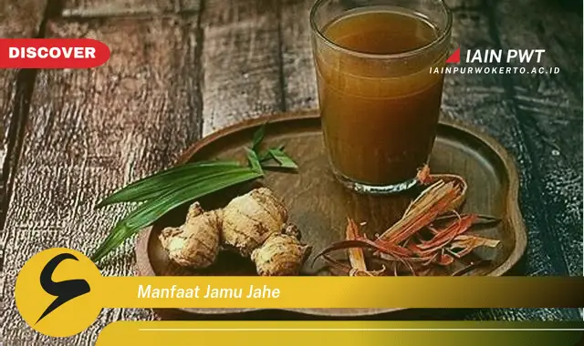 manfaat jamu jahe